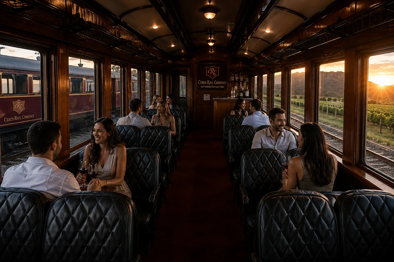Die Stasiefees treinreis na Wellington